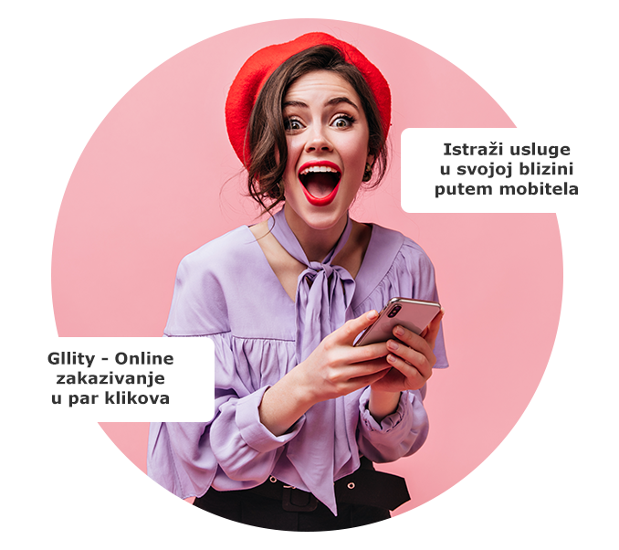 Gllity — ilustracija usluga u salonu